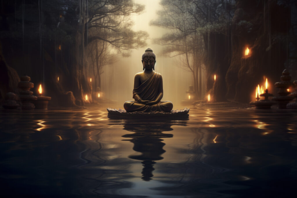 Crafting Captivating Headlines: Your awesome post title goes here 3d Rendering Buddah Statue Candles 1024x683